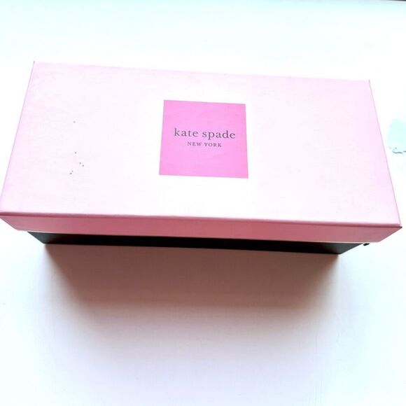 NWT! Kate Spade New York Honor Pumps, pink & clear upper with multi color embell - Picture 6 of 6